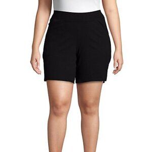 Just My Size Pull-On Women's Shorts Cotton Jersey Plus 7" Inseam